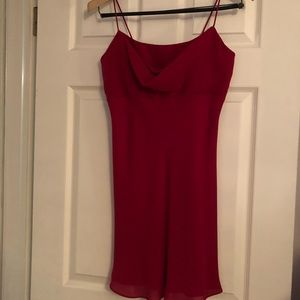 Red cocktail dress